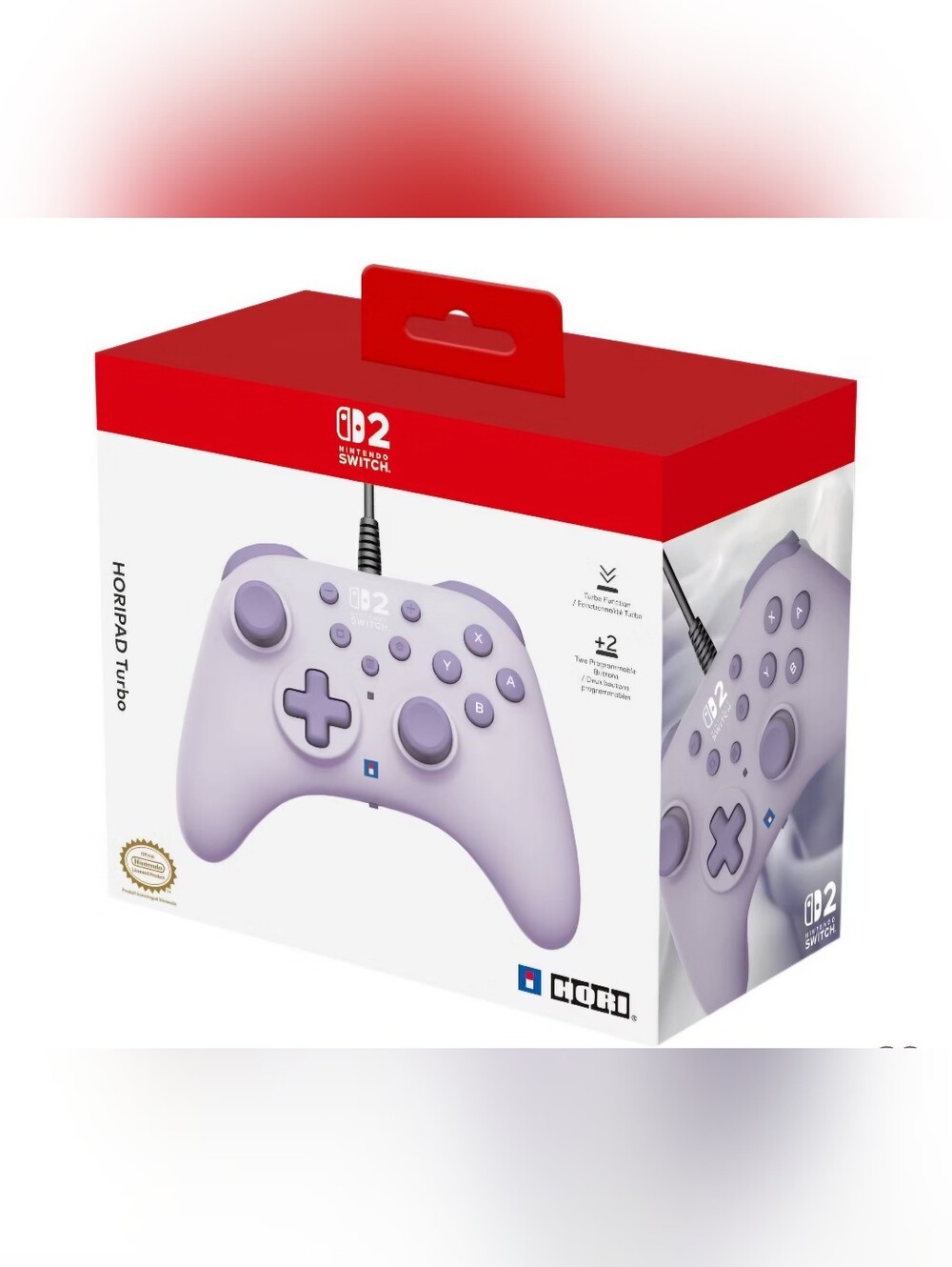Nintendo Switch 2 HORI HORIPAD Turbo Controller Lavender NIB